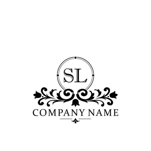 Anfangsbuchstabe Einfache Und Elegante Monogramm Design Vorlage Logo — Stockvektor