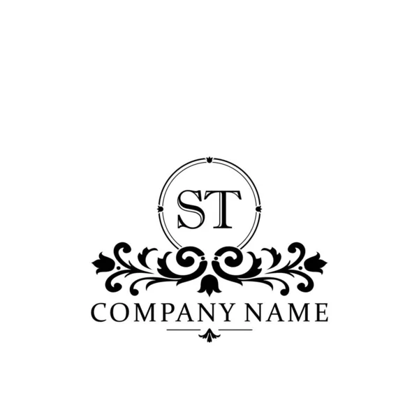 Počáteční Písmeno Jednoduchý Elegantní Design Monogram Logo — Stockový vektor