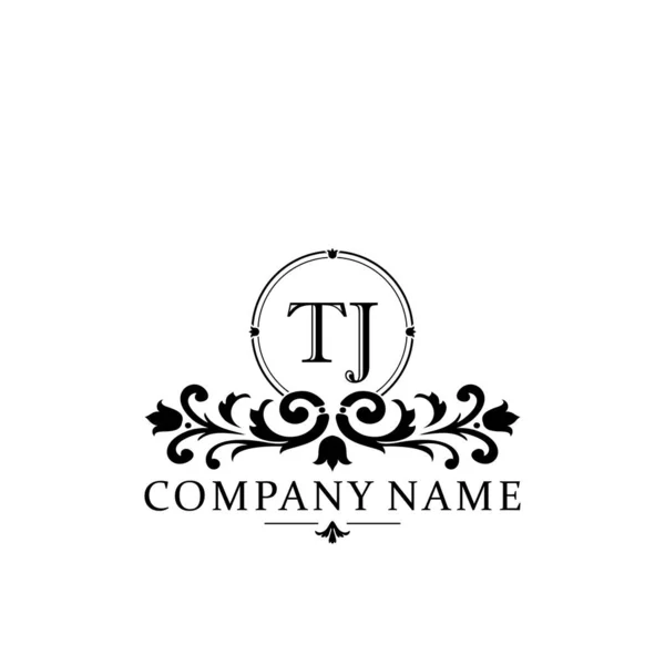 Lettre Initiale Simple Élégant Modèle Conception Monogramme Logo — Image vectorielle