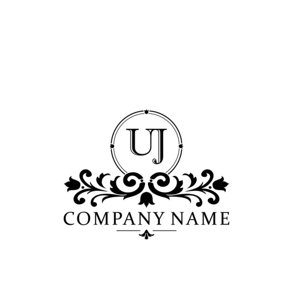 Úvodní Písmeno Jednoduché Elegantní Logo Designu Monogramu — Stockový vektor