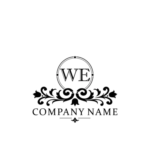 Letra Inicial Diseño Monograma Simple Elegante Logotipo Plantilla — Vector de stock
