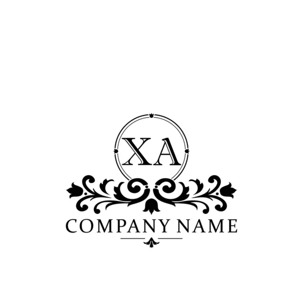 Initial Letter Simple Elegant Monogram Design Template Logo — Stock Vector