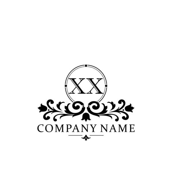 Initial Letter Simple Elegant Monogram Design Template Logo — Stock Vector
