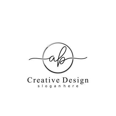 İlk logo kavramının ilk AB el yazısı.