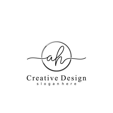 İlk logo kavramının AH el yazısı.