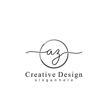 İlk logo kavramının ilk AZ el yazısı.