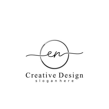 İlk logo kavramının ilk EN el yazısı.