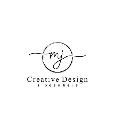 İlk logo kavramının ilk MJ el yazısı.