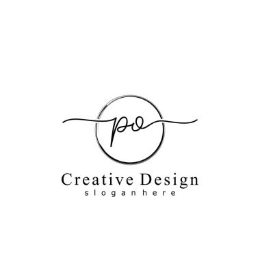 İlk logo kavramının ilk PO el yazısı.