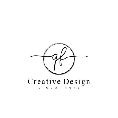 İlk logo kavramının ilk QF el yazısı.