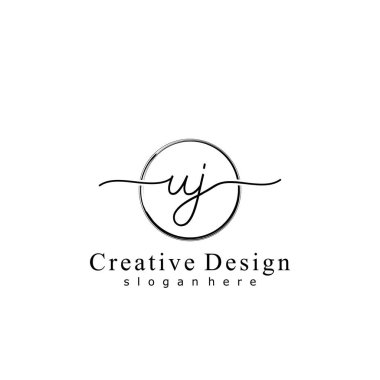 İlk logo kavramının ilk UJ el yazısı.