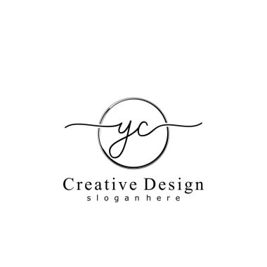 İlk logo kavramının ilk YC el yazısı.