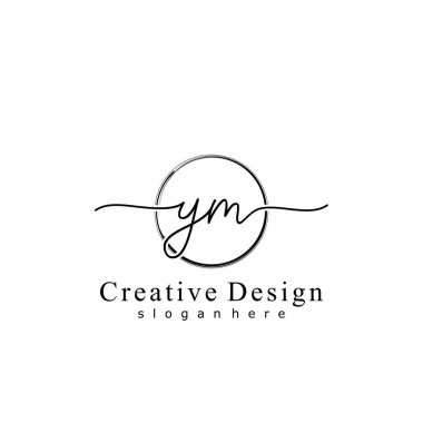 İlk logo kavramının ilk YM el yazısı.