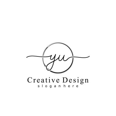 İlk logo kavramının ilk YU el yazısı.