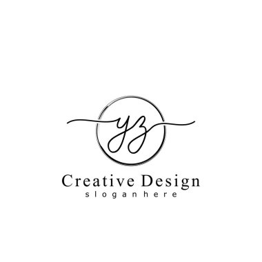 İlk logo kavramının YZ el yazısı.