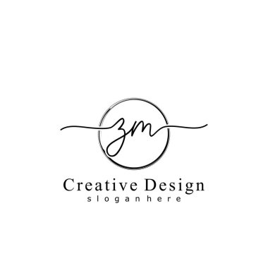 İlk logo kavramının ilk ZM el yazısı.