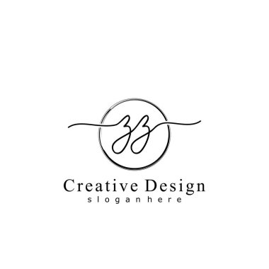 İlk logo kavramının ilk ZZ el yazısı.