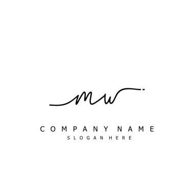 İlk logo kavramının ilk MW el yazısı.