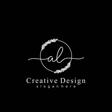 İlk logo kavramının ilk AL el yazısı.