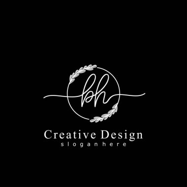 İlk logo kavramının ilk BH el yazısı.