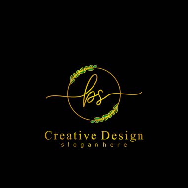 İlk logo kavramının ilk BS el yazısı.