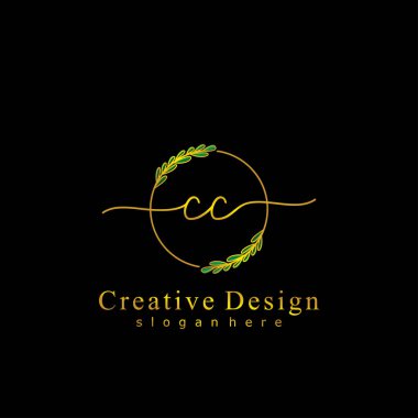 İlk logo kavramının ilk CC el yazısı.