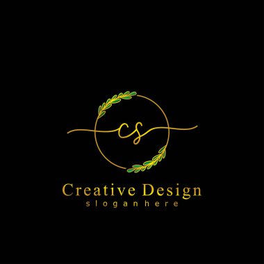 İlk logo kavramının ilk CS el yazısı.