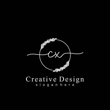 İlk logo kavramının ilk CX el yazısı.