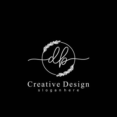 İlk logo kavramının ilk DB el yazısı.