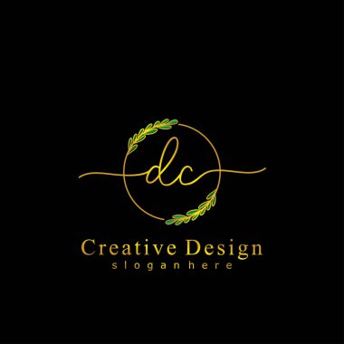 İlk logo kavramının ilk DC el yazısı.