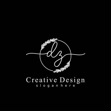 İlk logo kavramının ilk DZ el yazısı.