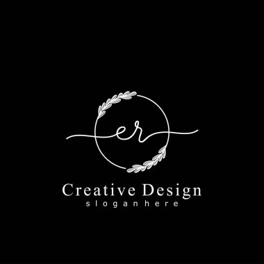 İlk logo kavramının ilk ER el yazısı.