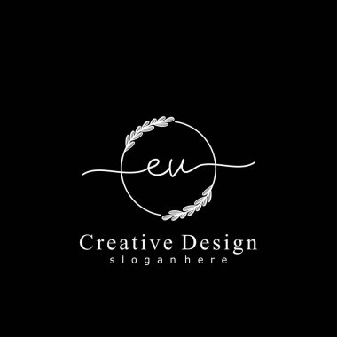 İlk logo kavramının ilk EV el yazısı.