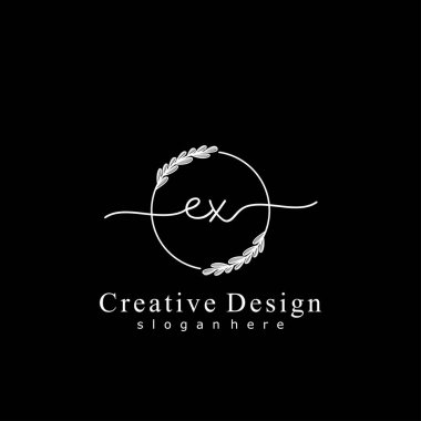 İlk logo kavramının ilk EX el yazısı.