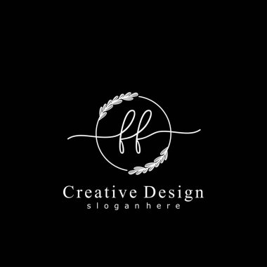 İlk logo kavramının ilk FF el yazısı.