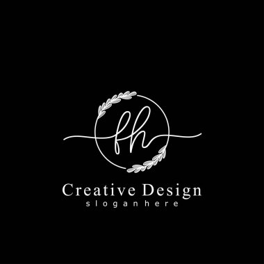 İlk logo kavramının ilk FH el yazısı.