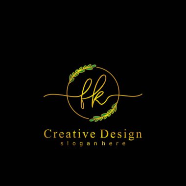 İlk logo kavramının ilk FK el yazısı.