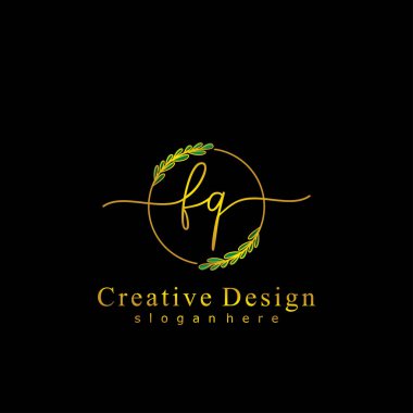 İlk logo kavramının ilk FQ el yazısı.