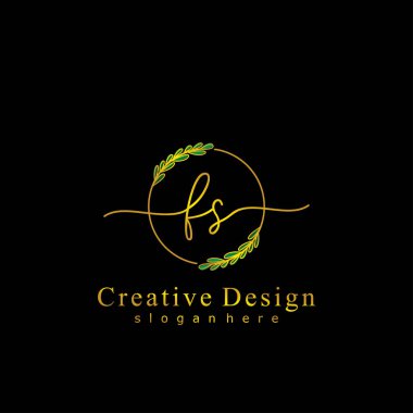 İlk logo kavramının ilk FS el yazısı.