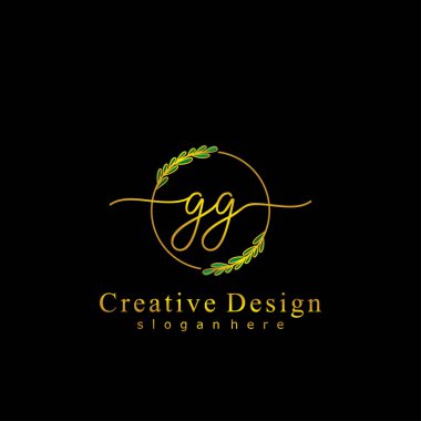 İlk logo kavramının ilk GG el yazısı.