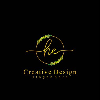 İlk logo kavramının ilk He el yazısı.