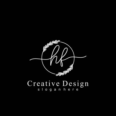 İlk logo kavramının ilk HF el yazısı.