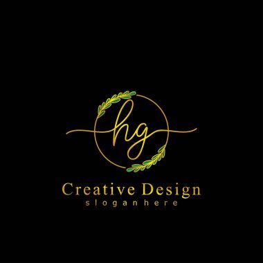 İlk logo kavramının ilk HG el yazısı.