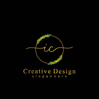 İlk logo kavramının ilk IC el yazısı.