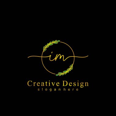 İlk logo kavramının ilk IM el yazısı.