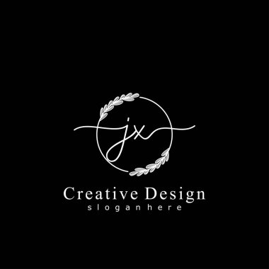 İlk logo kavramının ilk JX el yazısı.