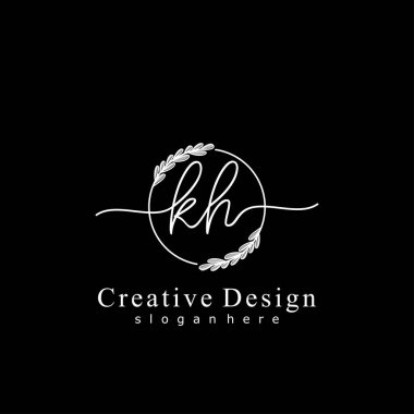 İlk logo kavramının ilk KH el yazısı.