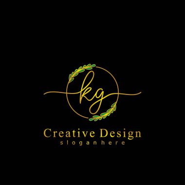 İlk logo kavramının ilk KG el yazısı.