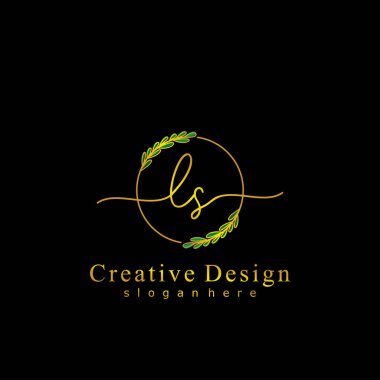 İlk logo kavramının ilk LS el yazısı.