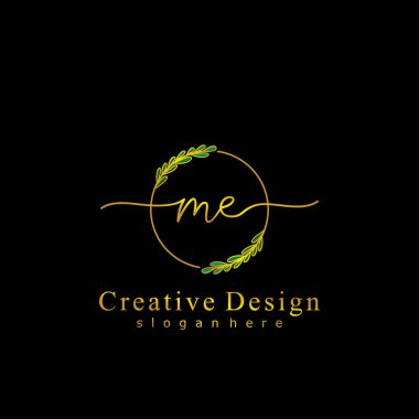 İlk logo kavramının ilk ME el yazısı.